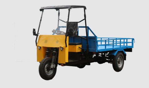 電動三輪運搬車　台車 荒地用電動三輪運搬台車/M281EL3T-120KG | シロ産業 |